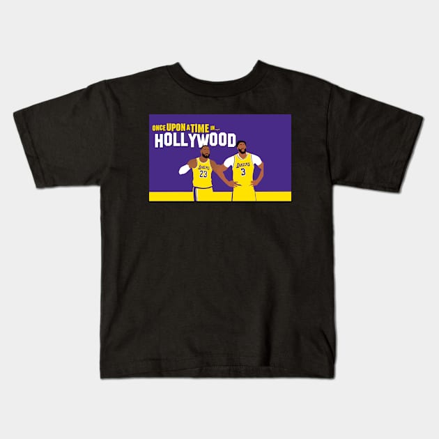 LA Lakers Once Upon a Time in Hollywood Kids T-Shirt by GOATee Apparel